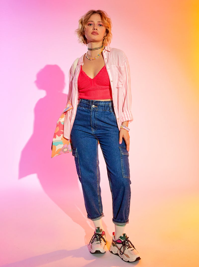 Top en crochet Rose - Kiabi