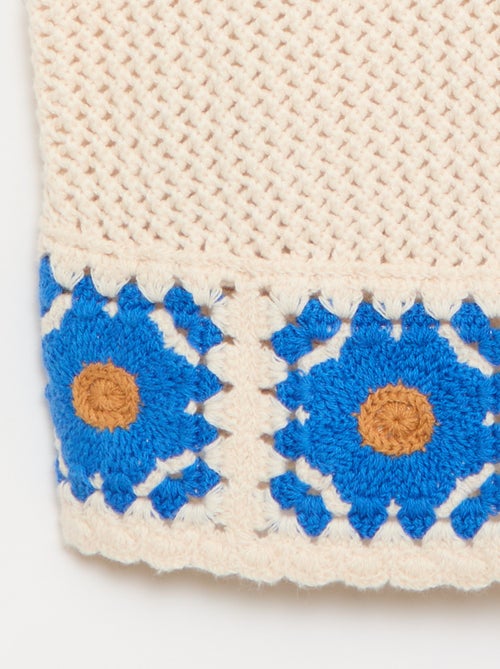 Top en crochet sans manches - Kiabi