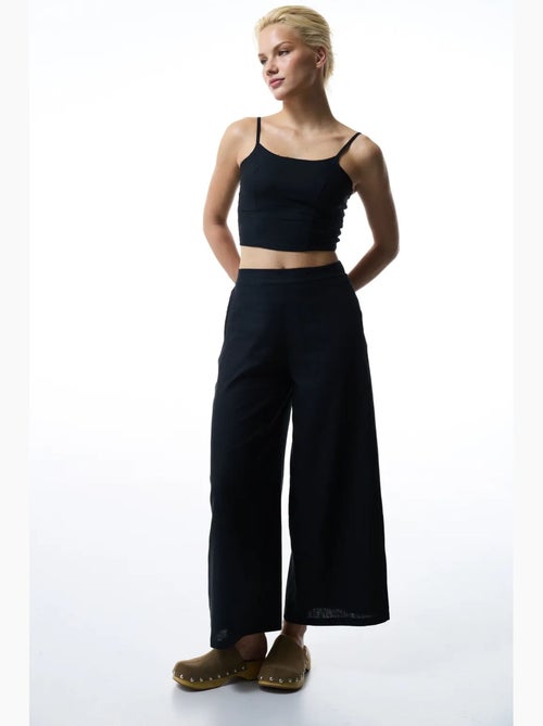 Top en lin luna femme penti - Kiabi Top en lin luna femme penti - Kiabi