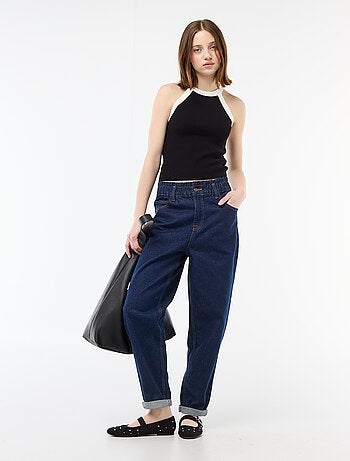 Top en maille à emmanchures américaines