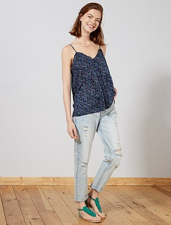 Top en voile imprimé - Kiabi