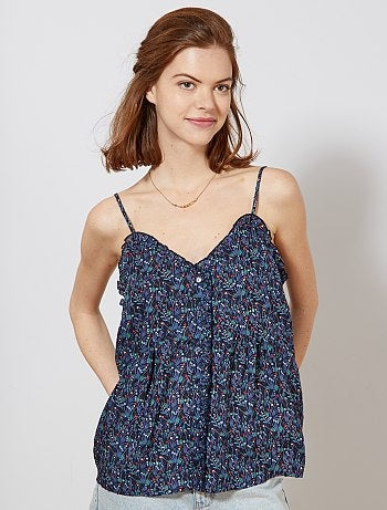 Top en voile imprimé - Kiabi