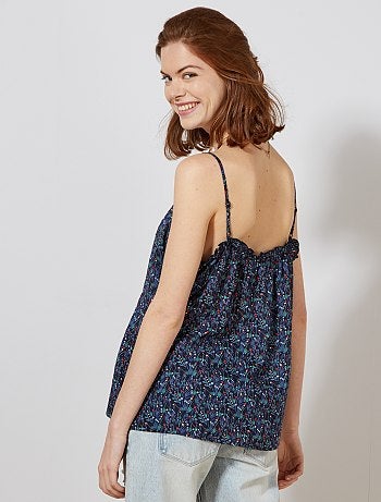 Top en voile imprimé - Kiabi