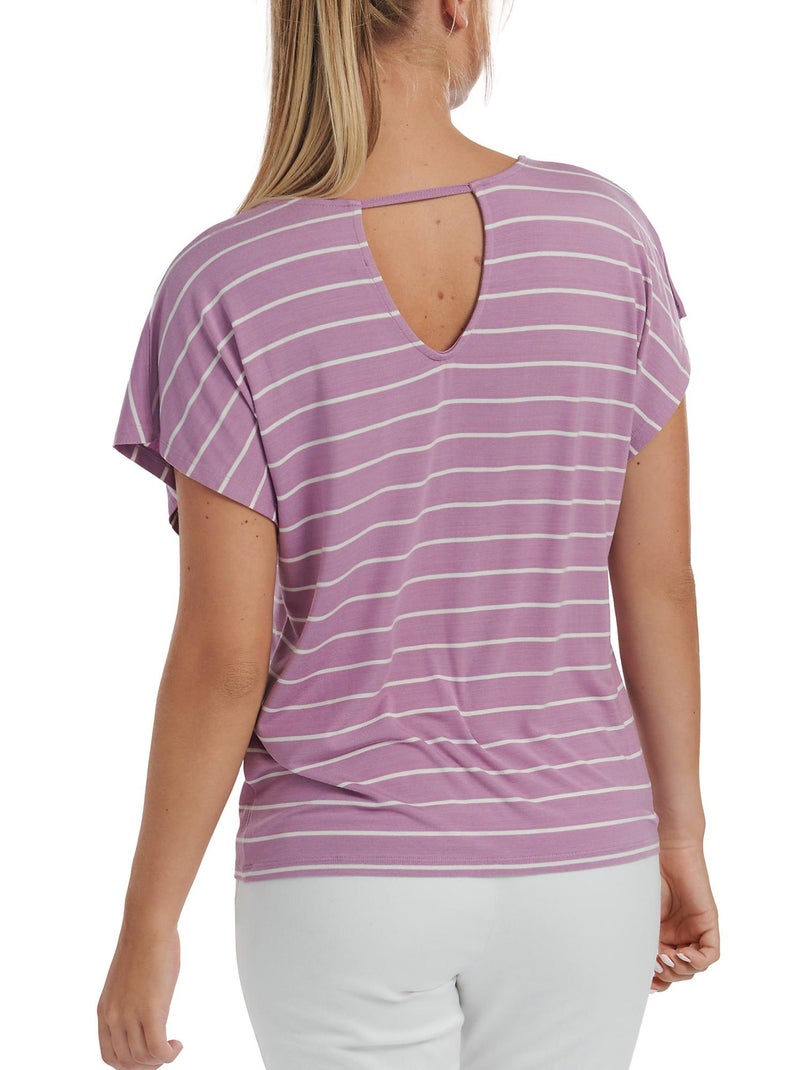 Top épaules larges Posh Violet - Kiabi