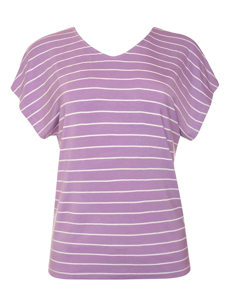 Top épaules larges Posh Violet - Kiabi