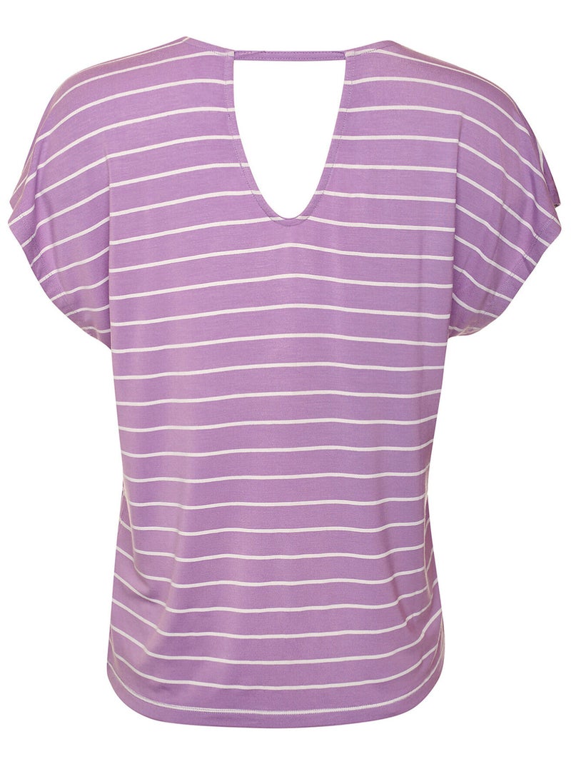 Top épaules larges Posh Violet - Kiabi