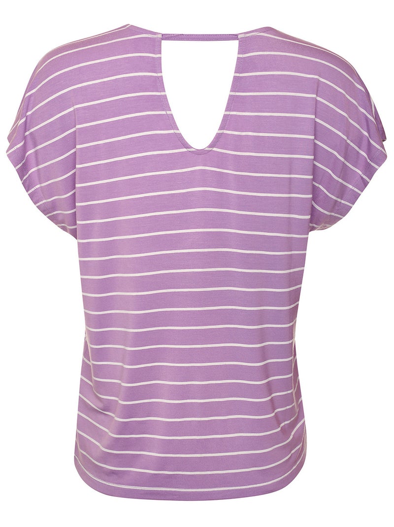 Top épaules larges Posh Violet - Kiabi