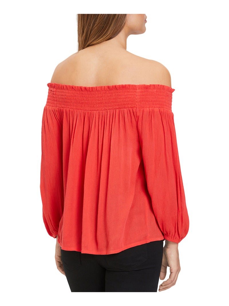 Top épaules nues Summer Kapsel Rouge - Kiabi