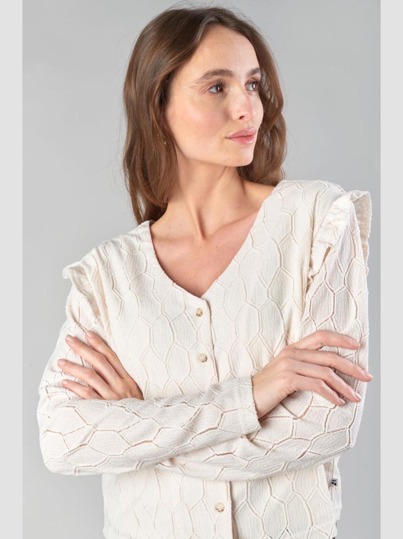 Top ESMEE 'Le Temps Des Cerises' Blanc - Kiabi