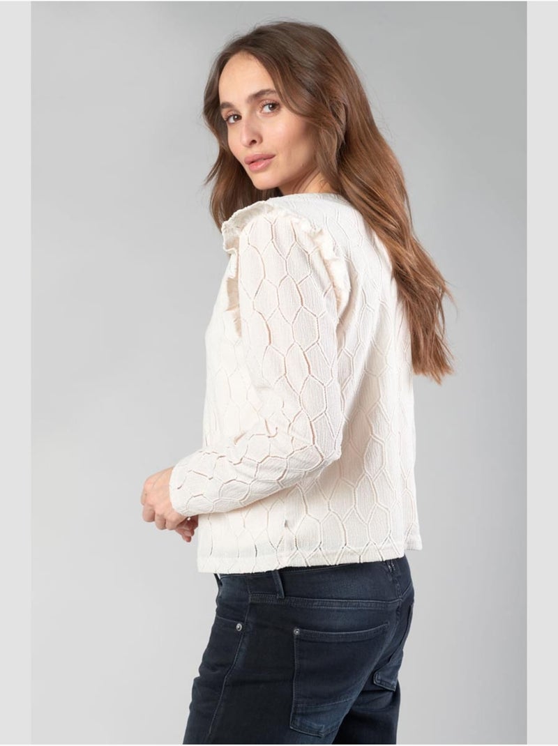 Top esmee 'le temps des cerises' Blanc - Kiabi