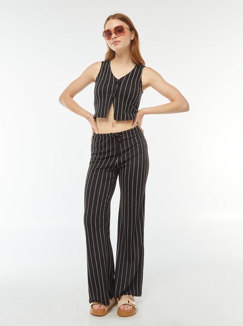 Top esprit gilet de costume - Kiabi