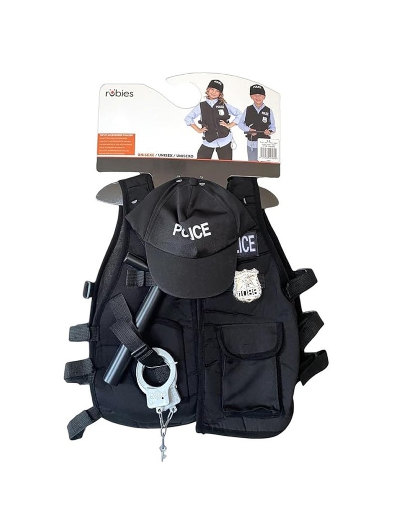 Top et accessoires Policier Noir - Kiabi