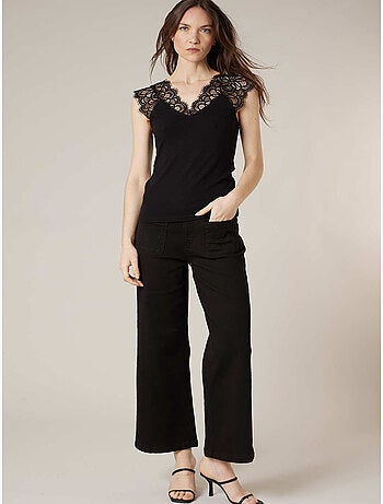 Top femme à dentelle 'Deeluxe'