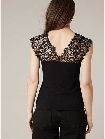 Top femme à dentelle 'Deeluxe'