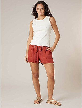 Top femme en coton 'Deeluxe'