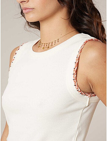 Top femme en coton 'Deeluxe'