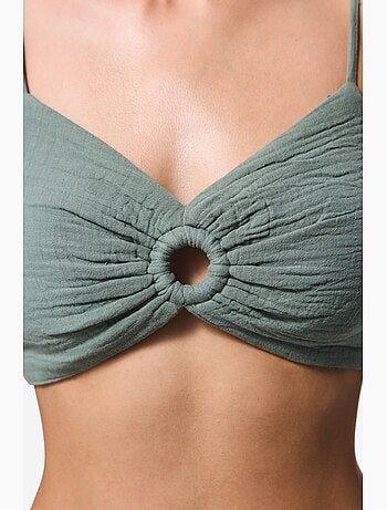 Top femme kio en lin penti