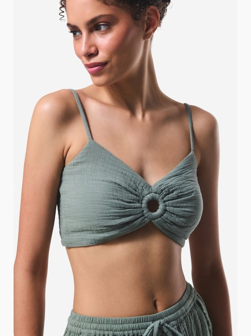 Top femme kio en lin penti - Kiabi Top femme kio en lin penti - Kiabi
