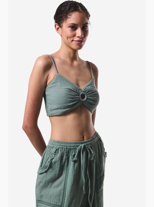 Top femme kio en lin penti - Kiabi Top femme kio en lin penti - Kiabi