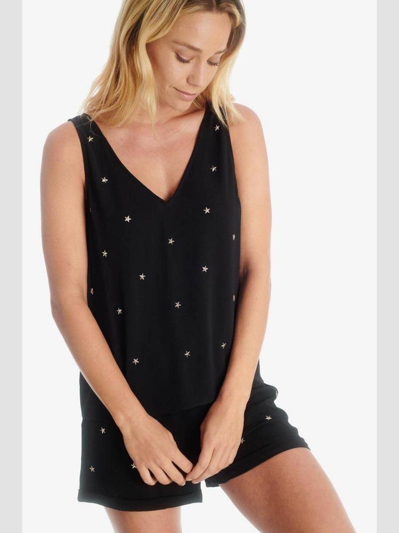 Top FIONI 'Le Temps Des Cerises' Noir - Kiabi