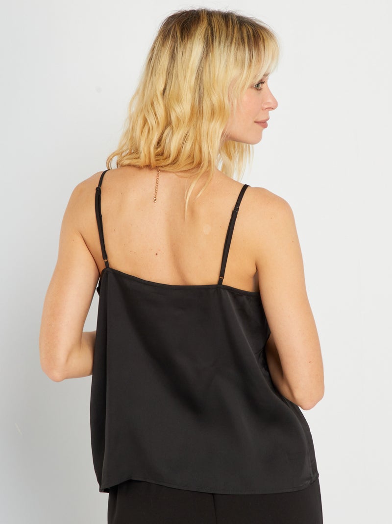 Top fluide noir - Kiabi