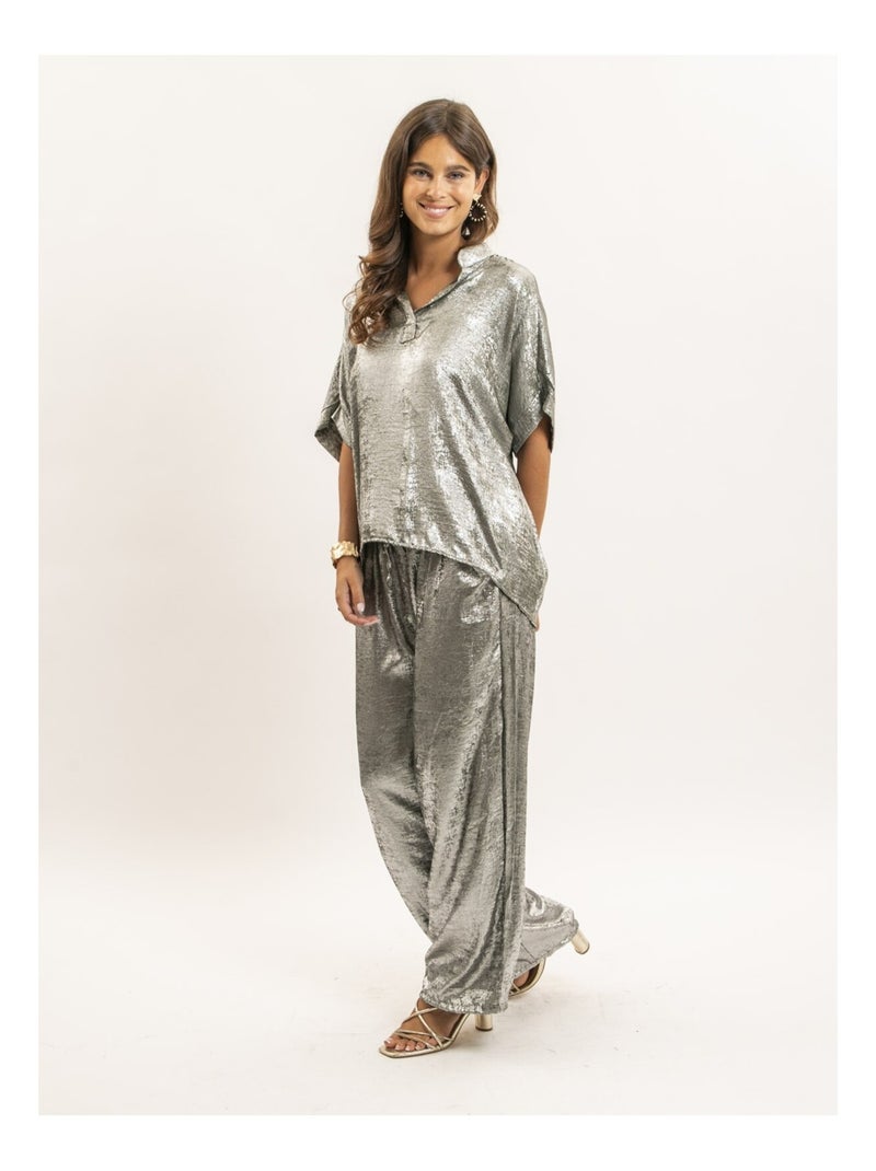 Top fluide oversize FORTESS Kaki - Kiabi