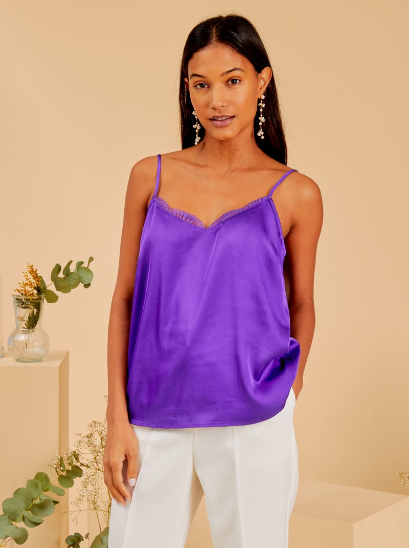 Top fluide Violet - Kiabi
