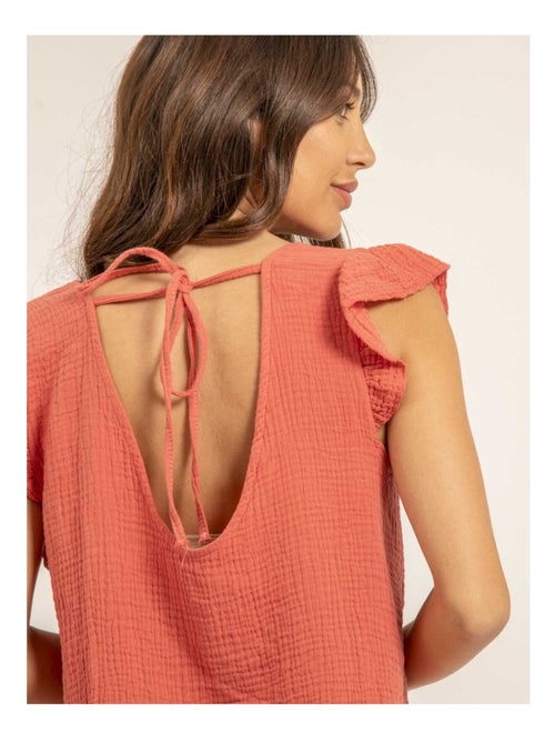 Top gaze de coton FAMELIE - Kiabi