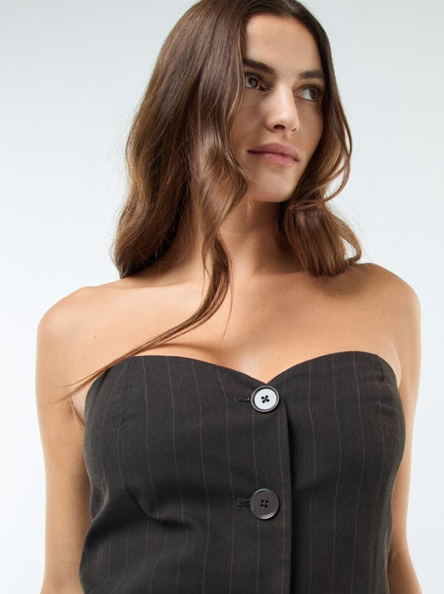 Top gilet style garçon de café - Kiabi