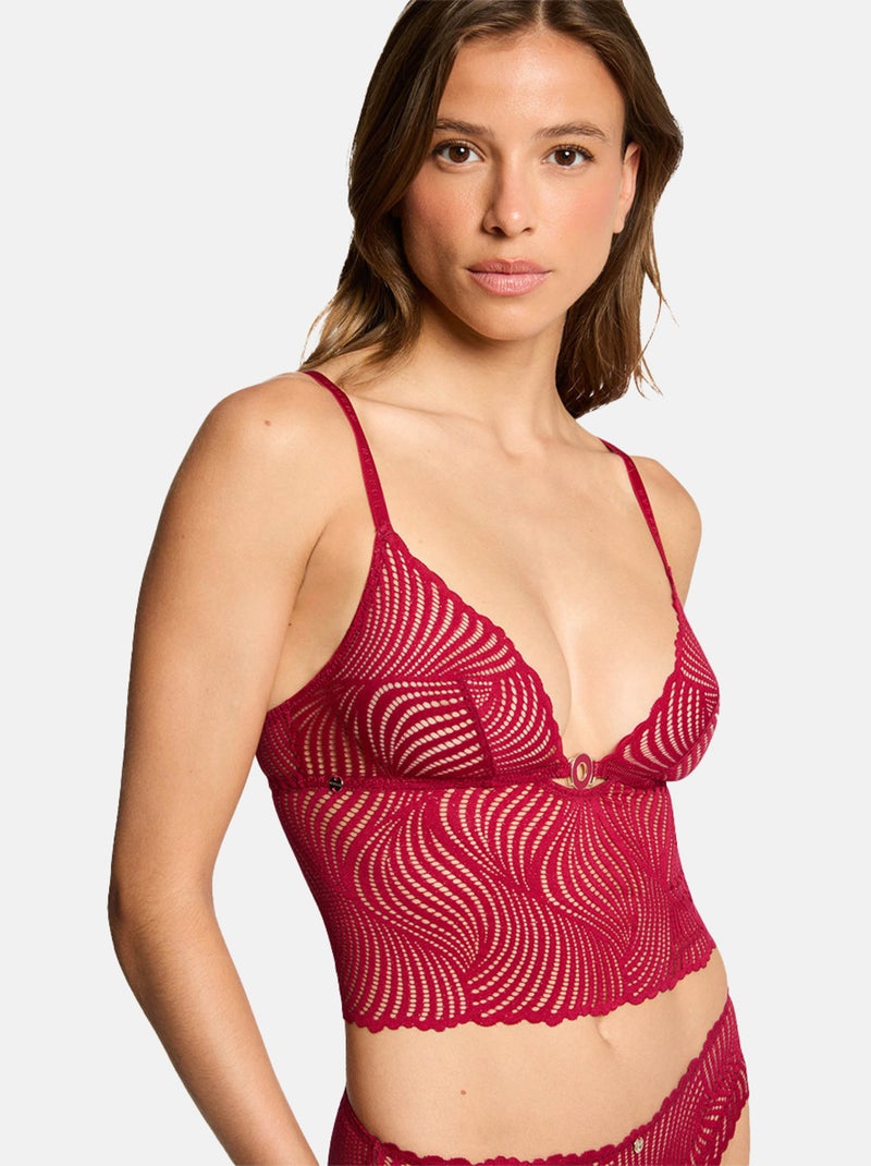 Top GLORY - Morgan Lingerie Violet - Kiabi