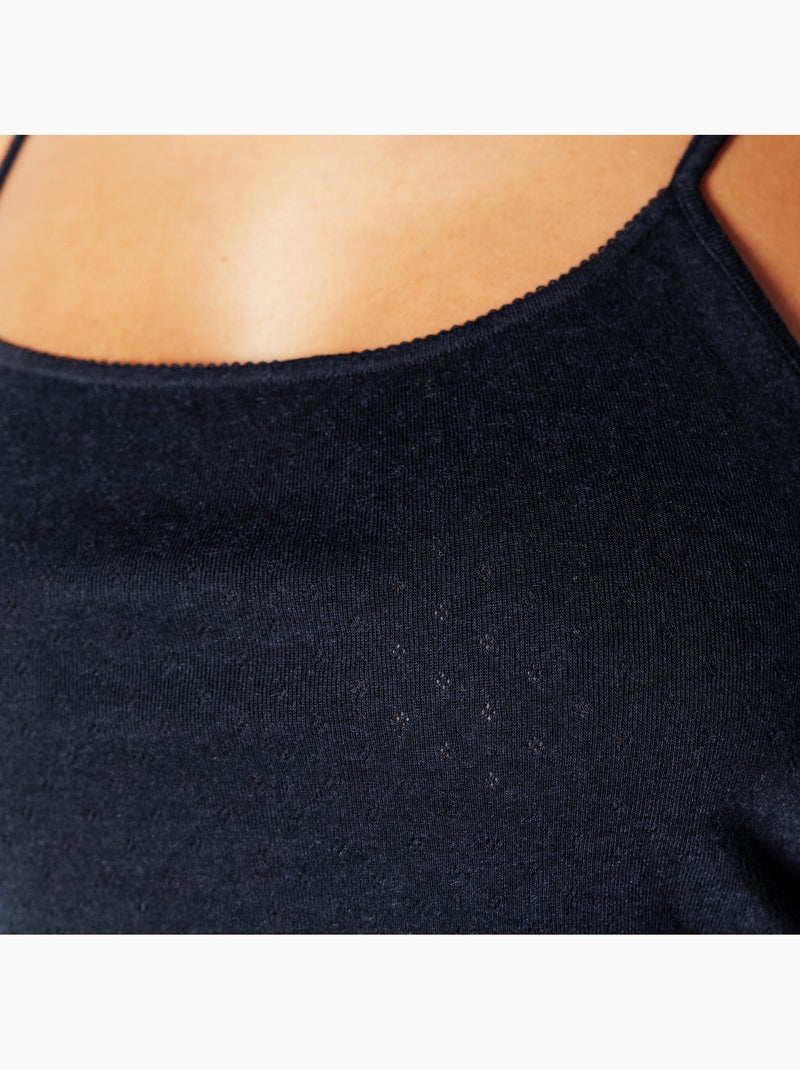 Top Habybis - RougeGorge Lingerie Bleu marine - Kiabi