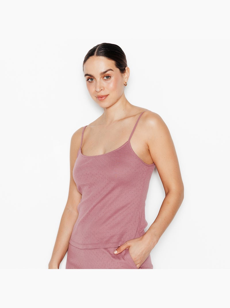 Top Habybis - RougeGorge Lingerie Violet - Kiabi