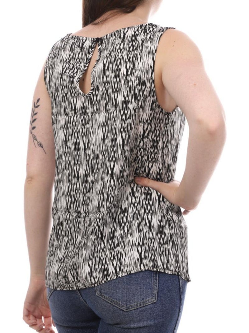 Top imprimé femme vero moda Noir Blanc - Kiabi