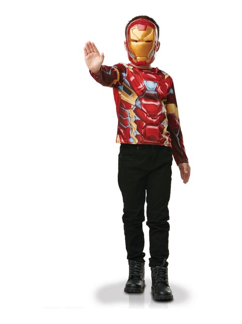 Top Iron Man avec masque 5-8 ans - Kiabi