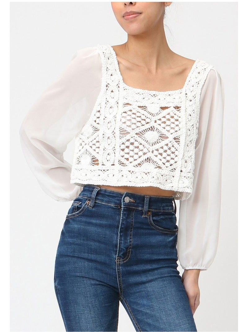 Top Kebello Blanc - Kiabi