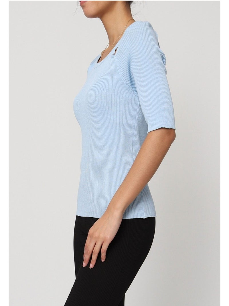 Top Kebello Bleu ciel - Kiabi