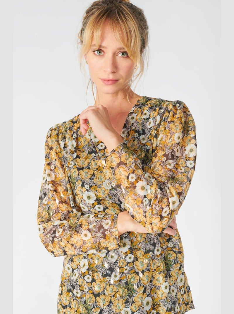 Top LATIN 'Le Temps Des Cerises' Jaune - Kiabi