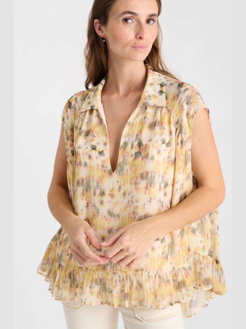 Top LEANA 'Le Temps Des Cerises' Jaune - Kiabi