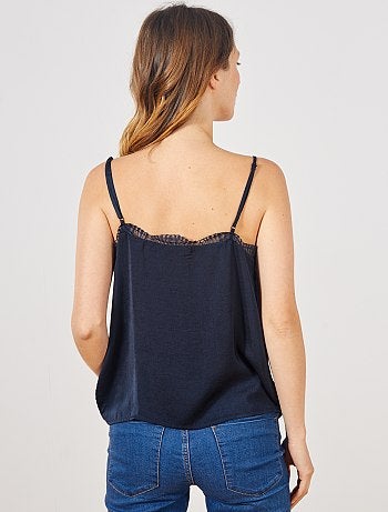 Top lingerie orné de dentelle - Kiabi