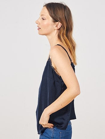 Top lingerie orné de dentelle - Kiabi