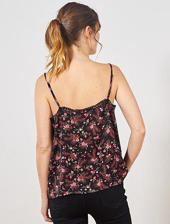 Top lingerie orné de dentelle - Kiabi