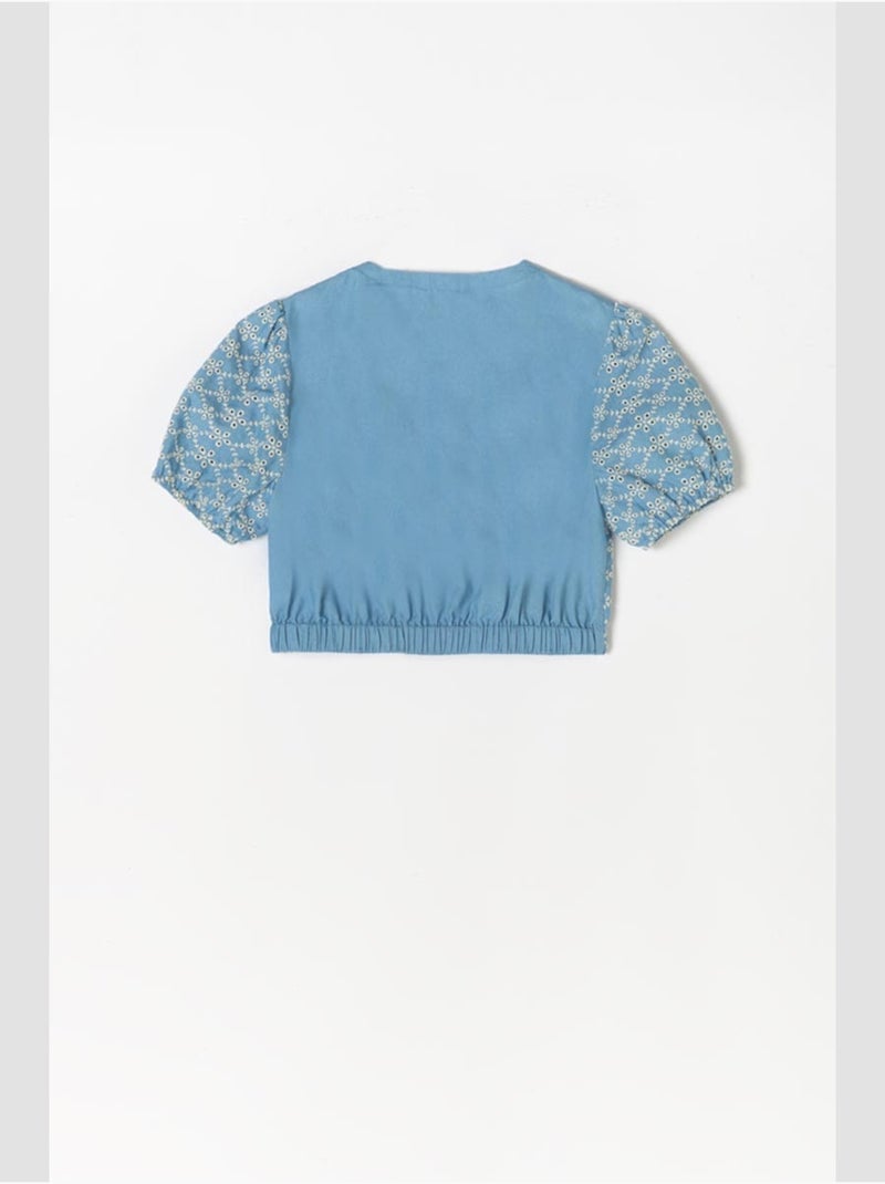 Top LOICIAGI 'Le Temps Des Cerises' Bleu - Kiabi