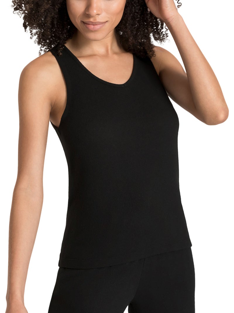 Top loungewear Strick Noir - Kiabi