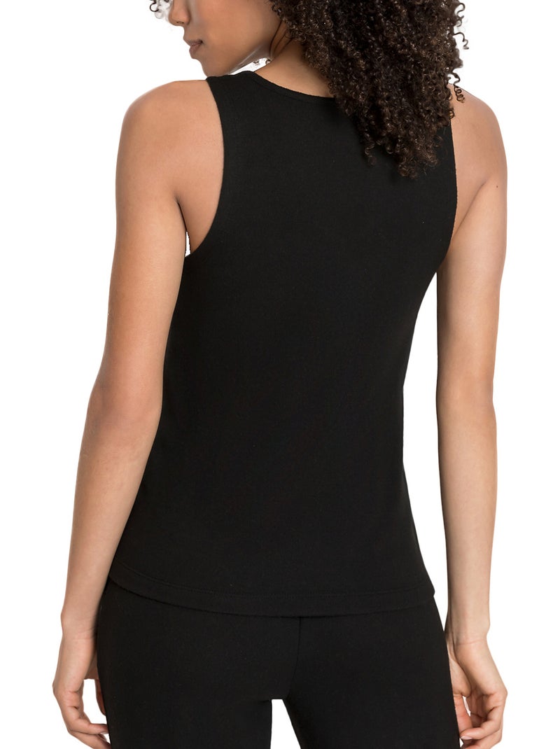 Top loungewear Strick Noir - Kiabi