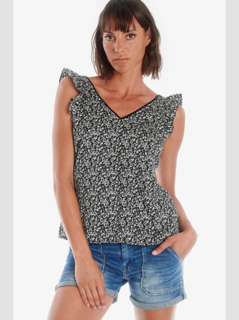 Top MAGY 'Le Temps Des Cerises' Noir - Kiabi