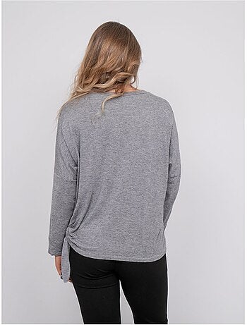Top maille fine lien à nouer fenella