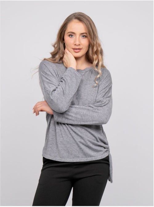 Top maille fine lien à nouer fenella - Kiabi