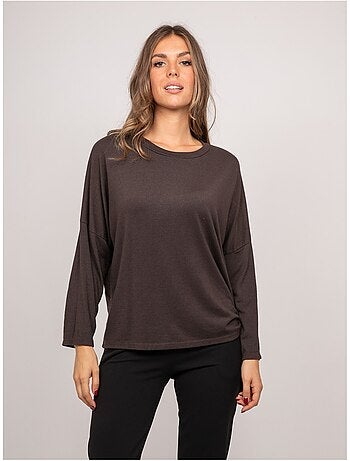 Top maille fine lien à nouer fenella