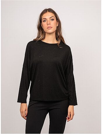 Top maille fine lien à nouer fenella