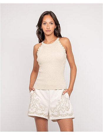 Top maille lurex FARMINI